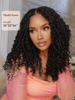 Lumivive 3 Packs Burmese Curly Human Hair Bundles With Twist Out Ends - Image 2