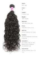 Lumivive 4 Bundles Water Wave Indian Human Hair Weaves - Image 8