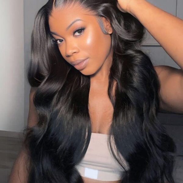 Lumivive Invisible HD Lace Front Loose Wave Wig with Face Framing Curtain Bangs
