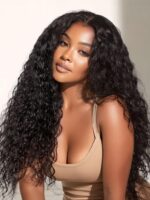 Lumivive 13x4 Pre-Everything™ Natural Black Micro Water Wave Wig with Invisi Drawstring - Image 2