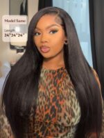 Lumivive Natural Yaki Texture Human Hair 3 Packs Bundles - Image 2