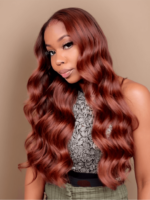 Lumivive Vibrant Reddish Brown Body Wave 4Pcs 100% Remy Human Hair Bundles Deal