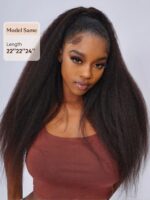 Lumivive 3 Packs Kinky Straight Indian Human Hair Bundles Deal - Image 5