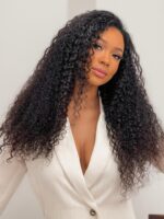 Lumivive Bye-Bye Knots Adjustable Cap Size Glueless Curly Wig - Image 3