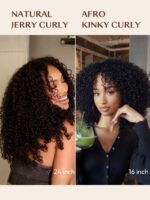 Lumivive InvisiBlend™ V Part Curly Wig With Invisible Drawstring No Leave Out - Image 3