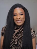 Lumivive HD Real Scalp™ Wig 13x4 Invisible Lace Frontal Black Kinky Straight Wig With Invisi Drawstring - Image 2