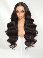 Lumivive 13x4 HD Lace Frontal Raw Human Hair Body Wave 200% Density Wig - Image 2
