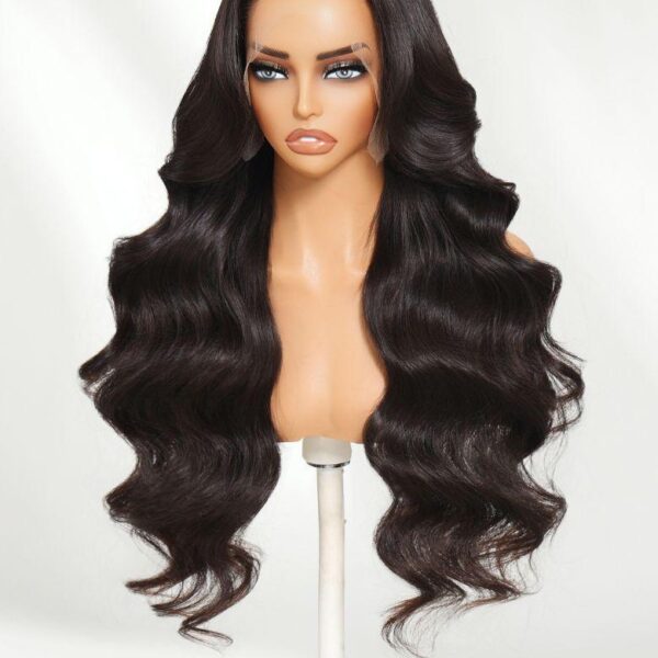 Lumivive 13x4 HD Lace Frontal Raw Human Hair Body Wave 200% Density Wig