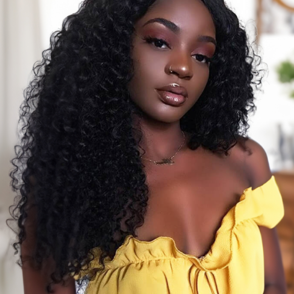 Lumivive Hair Icenu Series 1 Pieces Deep Wave Human Virgin Hair Weaving