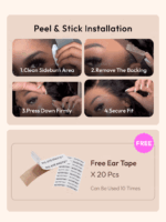 Lumivive Bye-Bye Knots™ 7x5 Lace Black to Chestnut Brown Ombre Yaki Bob Wig - Image 13