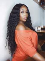 Lumivive Undetectable HD Lace 5x5 Closure with 3 Deep Wave Bundles - Image 2