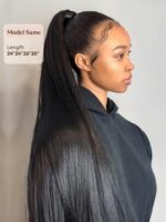 Lumivive 4 Pcs Indian Straight Human Hair Bundles for Sew-in - Image 4