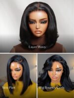 Lumivive Bye Bye Knots™ Yaki Bob Wear Go Glueless Lace Human Hair Wig - Image 6