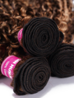 Lumivive Hair Bundle 1 Piece Curly Hair With Blonde Highlight - Image 4