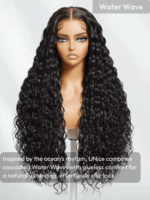 Lumivive 13x4 HD Lace Frontal Raw Human Hair Water Wave 200% Density Wig - Image 3