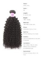 Lumivive Hair Icenu Series 1 Bundle Kinky Curly Hair 100% Unprocessed Virgin Human Hair - Image 6