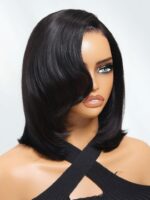 Lumivive Bye-Bye Knots™ 7x5 Lace Side Part Layered Wig With Side-Swept Bangs - Image 4