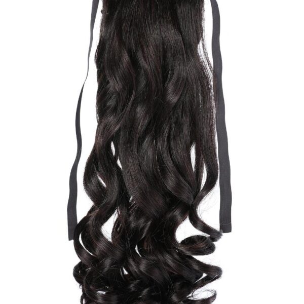 Lumivive Dark Brown Loose Wave Clip-In Ponytail Extension