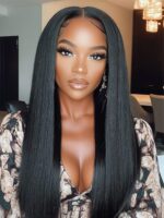 Lumivive 5x5 Thin HD BlendAway Lace Closure Glueless Yaki Wig