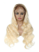 Lumivive Full Lace Pre-Plucked 613 Blonde Wig with Dark Roots - Image 2