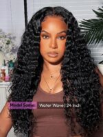 Lumivive 13x4 Pre Everything™ Pre-Cut Lace Front Water Wave Drawstring Wig With Baby Hair - Image 3