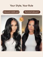 Lumivive Invisible HD Lace Front Loose Wave Wig with Face Framing Curtain Bangs - Image 4