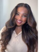 Lumivive Chestnut Brown Ombre Body Wave 1 Piece Human Hair Bundle - Image 2