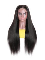 Lumivive HD Lace 5x5 Closure Skin Melt Perfect Hairline Glueless Straight Wig with Bleached Knots - Image 5