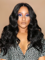 Lumivive Hair 5x5 HD Lace Closure With 4 Bundles Body Wave Human Hair Weaves Transparent Lace Natural - Image 3