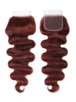 Lumivive Dark Auburn Body Wave Remy Human Hair 3 Bundles With Closure Deal - Image 6