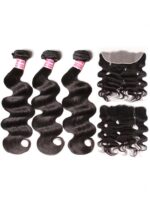 Lumivive 13x4 Lace Frontal With 3 Bundles Body Wave Human Hair - Image 3