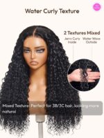 Lumivive Pre-Everything™ Lace Front Black Curly Glueless Drawstring Wig - Image 6