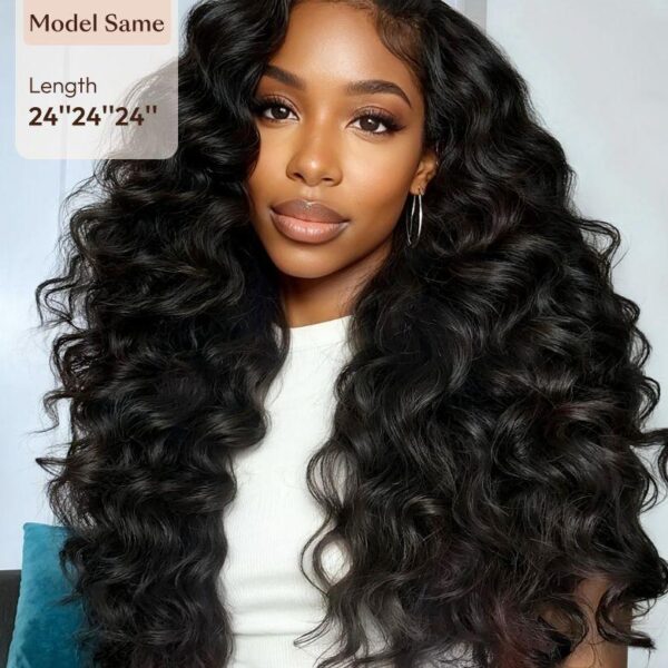 Lumivive 3 Packs Kinky Straight Indian Human Hair Bundles Deal