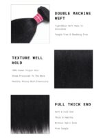 Lumivive Hair Bundles 4 Pcs/pack Yaki Virgin Human Hair - Image 7