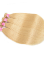 Lumivive Hair 613 Blonde 4PCS Straight Hair Bundles With 13x4 Inches Lace Frontal - Image 10