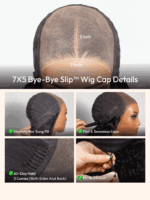 Lumivive Bye-Bye Knots™ 7x5 Lace Deep Brown with Caramel Higlights Loose Wave Drawstring Glueless Wig - Image 7