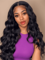 Lumivive Body Wave Upgrade Lace Closure Middle Part Closure Bleached Knots 4x0.75 T Part Closure Natural Color