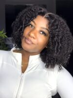 Lumivive 7x5 Bye Bye Slip™ Lace Natural Black Afro Kinky Curly with Finger Coil Ends