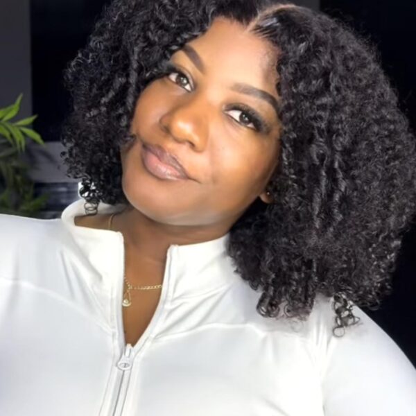 Lumivive 7x5 Bye Bye Slip™ Lace Natural Black Afro Kinky Curly with Finger Coil Ends