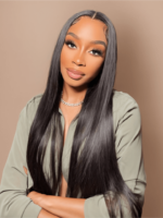 Lumivive Hair 5X5 HD Lace Closure With 4 Bundles Straight Hair 100% Transparent Lace Closure Invisible Knots