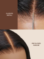 Lumivive HD Lace 5x5 Closure Skin Melt Perfect Hairline Glueless Straight Wig with Bleached Knots - Image 9