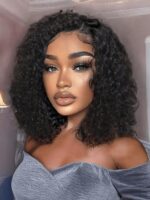 Lumivive 13x4 Pre-Everything™ Lace Frontal Black Side Part Jerry Curly Wig