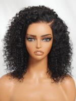 Lumivive 13x4 Pre-Everything™ Lace Frontal Black Side Part Jerry Curly Wig - Image 3