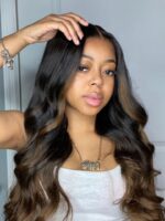 Lumivive Chestnut Brown Ombre Body Wave 1 Piece Human Hair Bundle - Image 4