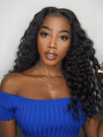 Lumivive Undetectable HD Lace 5x5 Closure with 3 Deep Wave Bundles