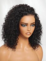 Lumivive 13x4 Pre-Everything™ Lace Frontal Black Side Part Jerry Curly Wig - Image 4