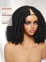 Lumivive InvisiBlend™ V Part Curly Wig With Invisible Drawstring No Leave Out - Image 6