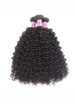 Lumivive 3 Bundles Peruvian Jerry Curly Hair Weave Free Shipping - Image 5