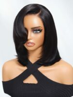 Lumivive Bye-Bye Knots™ 7x5 Lace Side Part Layered Wig With Side-Swept Bangs - Image 3