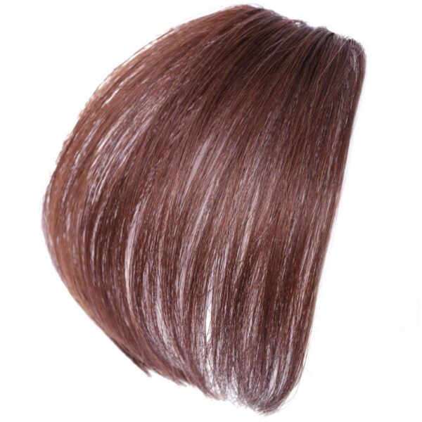 Lumivive Hand-Made Dark Brwon Straight Clip In Bangs